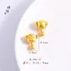 Tienda de joyería pulsera de la suerte con amuleto del zodiaco oveja enchapada en oro con hilo rojo para el año de nacimiento de mujer