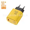 Cargador de lámpara redonda de carga rápida PD30W es adecuado para Samsung Xiaomi Apple tableta puerto Tipo-C cabezal de carga de salida