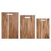 Tabla de Cortar Grande Cuchillo para Cortar Traje Madera de Acacia Cuadrada Madera Maciza Tabla de Cortar Simple para Cortar Bistec Hogar Madera Dura Engrosada Tabla de Cortar