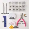 Argolas Abertas em Caixa Anel Único Base de Flor Fechos Lagosta Conjunto de Acessórios Colar Pulseira Conectando Pingentes Materiais DIY Feitos à Mão