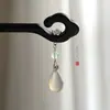 Nueva Horquilla de Lujo Estilo Chino Imitación Ébano con Borlas de Estilo Antiguo para Mujer, Adecuada para Cabello Grueso