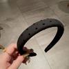 Novo Grey French Wave Dot Hair Hoop 2024 Novo Verão High Cranial Top Hair Hoop Headwear Acessórios para o cabelo Broken Hair Hoop para mulheres