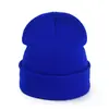 Gorro de Punto para Padres e Hijos Estilo Europeo Otoño Invierno Color Caramelo Lana Moda Unisex Cálido para el Frío