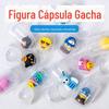 Cápsula Gashapon Boneca com 45mm Lápis Cabeça Caneta Esferográfica Infantil Acessórios para Pequenos Homens Gashapon Ball Coin Slot Machine Gift Ball