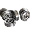 Rodas para carro de trilho de 300mm, rodas de trilho lateral única para carro plataforma subterrâneo, par de rodas de mineração tipo fixo à prova d'água e poeira