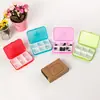 Caixa de comprimidos em formato de cruz com seis compartimentos, cor macaron, item promocional, direto do fabricante