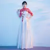 Vestido de Gala para Coro para Mujer, Vestido Largo, Nuevo Modelo 2026, Estilo Canto Rojo, Disfraz de Escenario para Coro de Estudiantes Adultos, Bata Larga