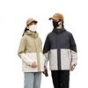 Chaqueta para exteriores de alta calidad para parejas, conjunto de dos piezas tres en uno, gorro removible, impermeable, cortavientos, traje de montañismo