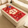 Mantel de Mesa de Café para Año Nuevo 2025 Estilo Nuevo Mantel Impermeable y a Prueba de Aceite Mantel sin Lavado Anti-quemaduras Aislante Térmico Mantel de Protección para Mesa