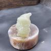 Hombre de Navidad de cristal 3cm piedra natural Papá Noel piedra semipreciosa talla regalo pequeño exquisito
