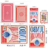 Cartas de póker grandes súper grandes creativas cartas de póker grandes 2 veces 6 Veces 9 veces A4 Celebridad de Internet TikTok mismo estilo póker grande