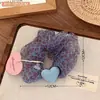 Novo Scrunchie Estiloso Grande com Estampa de Leopardo, Elástico Tendência para Rabo de Cavalo, Acessório de Cabelo Doce e Cool de Alta Qualidade