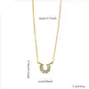 Collar en forma de U Sonrisa Dorada con Diamantes para Mujer, Cadena de Clavícula Minimalista de Lujo Ligero, Estilo Coreano y Japonés, Accesorio Versátil para el Día a Día