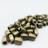 Fabricantes de hebillas de plástico con forma de cuerno electrochapadas para cuerda en stock cuerda para colgar reloj de ropa de trabajo botón de cuerda para sombrero en stock