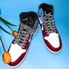 Cordones de flor de anacardo reflectantes de punto del fabricante para hombres y mujeres Zapatos de lona de los años 70 Aj1Af1 Cordones de Air Force One