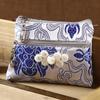 Artesanías con Características Chinas para Extranjeros Nanjing Yunjin Algodón de Doble Tiro Billetera Pequeña para Mujer Cartera Bordada