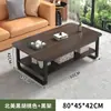 Mesa de Centro para Apartamentos Pequenos, Mesa Pequena Simples para Uso Doméstico, Mesa Lateral de Luxo Leve para Sofá, Mesa de Chá Minimalista Moderna Estilo Europeu