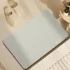 Alfombra de piso de baño absorbente de color sólido de lodo de diatomeas, simple y minimalista, felpudo de color sólido antideslizante y resistente a la suciedad para baño