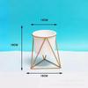Soporte para Flores de Estilo Moderno para Sala de Estar Balcón, Estante de Almacenamiento Interior Minimalista de Lujo Ligero, Soporte Simple de Hierro para Macetas para Plantas Verdes