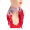 Bufanda Cuadrada Pequeña Estampada de Gasa Estilo Nuevo Primavera y Otoño Bufanda Cuadrada para Baile de Madres Bufanda Decorativa de Gasa para Viaje