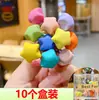 Cuerda para el cabello de alta elasticidad liga para el cabello de bebé banda de goma banda para el cabello para niños accesorios para el cabello para niños cuerda para el cabello color caramelo adorno para la cabeza para niñas