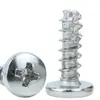 Tornillos Autorroscantes de Acero Inoxidable 201 con Cabeza de Cruz y Cabeza Redonda Grande para Carcasas de Altavoces Bt y Electrodomésticos de Audio Autorroscantes M3/M4