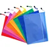 Carpeta de PVC esmerilado bolsa de archivo con cremallera transparente bolsa de archivo certificado de inspección de producción factura material bolsa de almacenamiento para regalos