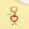 Ins Lindos Europeos y Americanos Aceite Goteando Cara Sonriente Mariposa Joyería DIY Pequeños Transparentes Fresa Cereza Piña Pendientes Colgante Hebilla de Oreja