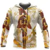 Moda Primavera e Outono Quente Transfronteiriça Suéter 3D Masculino Guerreiro Viking Estampado Moda de Rua Moletom Clássico