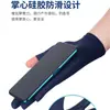 Adecuado para hombres y mujeres, seda de hielo medio dedo deportes de ciclismo fitness conducción de hombres alta elasticidad cómodos guantes de protección solar