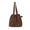 2026 Bolso Tote Nuevo Estampado de Leopardo Bolso de Hombro para Mujer Gran Capacidad para Viajes Diarios Bolso de Hombro Único Moda Retro Versátil Bolso de Mano