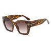 Nuevo Estilo Personalizado Retro Marco Grande Gafas de Sol Decorativas en Forma de T Ins Tendencia de Moda Todo Combinable Casual para Exterior Gafas de Sol con Protección Solar