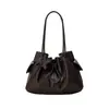 Bolso Nuevo para Mujer Sensación de Alta Gama Bolso de Mano Plegado Bolso Tote de Gran Capacidad Más Vendido Bolso de Hombro Cruzado con Cordón Tipo Nube