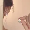 Pendiente de Clip para Oreja con Disco de Espiral para Mosquitos de Perla, Femenino, Suave, Pendientes Perforados, Exquisito, Pequeño, Flor, Pendientes de Clip de Alta Gama