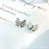 Arete de Titanio F136 con Lazo de un Solo Diamante G23 Titanio Rosca Interna Stud para Labio Stud para Lengua Joyería para Piercing Adorno para la Cabeza