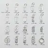 Acessórios de Joias em Prata S925 Estilo Chinês Pingente da Sorte Sorte Pingente Pulseira de Corda Trançada DIY Acessórios para Colar Pingente