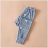 Calças de Outono para Meninos Algodão Puro Calças de Pijama Internas para Crianças Calças de Linha Única para Meninas Primavera Outono e Inverno Calças de Bebê Calças Finas de Algodão e Lã Calças de Pijama