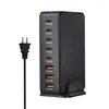Carregador Pd de Nitreto de Gálio 268W, Produto Quente de Vendas Transfronteiriças, Adaptador de Mesa Multifuncional de 8 Portas 268W, Carregador 268W