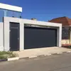 Porta de Enrolar em Liga de Alumínio e Aço Inoxidável Controle Remoto Bluetooth Isolamento Térmico Porta de Garagem Basculante Porta Elétrica para Villa de Luxo