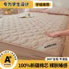 Protector de Colchón Acolchado de Algodón de Xinjiang Clase A Personalizado Lavable de Algodón Grueso para Estudiantes Pieza Única Protector de Cubierta de Cama de Color Sólido