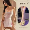 Pijamas Sexy, Lencería de Pura Pasión, Camisón Sexy Transparente Talla Grande, Uniforme Atractivo sin Espalda para Mujer al por Mayor 8326
