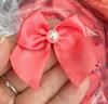 Ponto 5cm Poliéster com Laço de Fita com Contas Amarração Manual Acessórios para Caixa de Doces de Casamento Flor Decorativa Laço