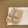 Primer Encuentro con las Sandalias de Tira Abiertas con Encaje y Tacón Grueso Estilo Ligeramente Maduro Modelo Nuevo Verano 2026 Sandalias de Tacón Medio Estilo Socialité