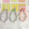 Nueva Cadena para Teléfono Móvil con Abalorios de Lazo Llavero Colgante de Trébol de Cuatro Hojas de la Suerte Cadena Colgante para Mochila con Abalorios Cadena de Mano
