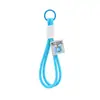 Correa corta de muñeca estilo macarrón, charm simple para teléfono, correa para llavero, correa para taza, correa para teléfono, producto transfronterizo