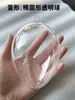Bola Hueca Transparente de Acrílico Bola de Plástico Ovalada Bola con Forma de Huevo Cáscara de Bola con Forma de Huevo Colgante Colgante Bola Decorativa Creativa