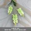 Pico de bambu de galho alto céu estrelado dente-de-leão verde escuro verde claro estilo floresta celebração de casamento decoração marcador de corredor arranjo de flores teto alto material de folha