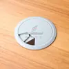 Caja de Conexiones de Plástico ABS Agujero para Cable Tapa Redonda Marrón para Cables de Computadora Tapa para Agujero de Cable de Escritorio de Computadora