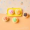 Helado y Tarta de Huevo Resina Mixta Pequeños Accesorios DIY Accesorios de Pegamento de Crema Colgante para Llavero Juguetes de Comida Miniatura Realistas