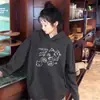 Moletom com Capuz Espesso Estilo Americano em Fleece para Mulheres, Novo Top Outono e Inverno 2025, Jaqueta Ins, Estilo Preguiçoso, Caimento Solto